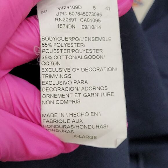 DICKIES Workwear Button Shirt XL 26x32 Blue - Picture 9 of 14